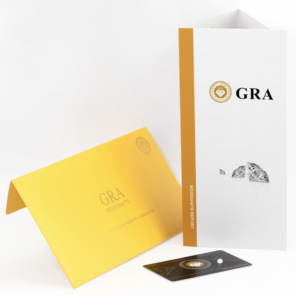 (GRA CERTIFICATE REPORT) 1.00 Ct VVS/D Radiant Cut Diamond Moissanite Loose