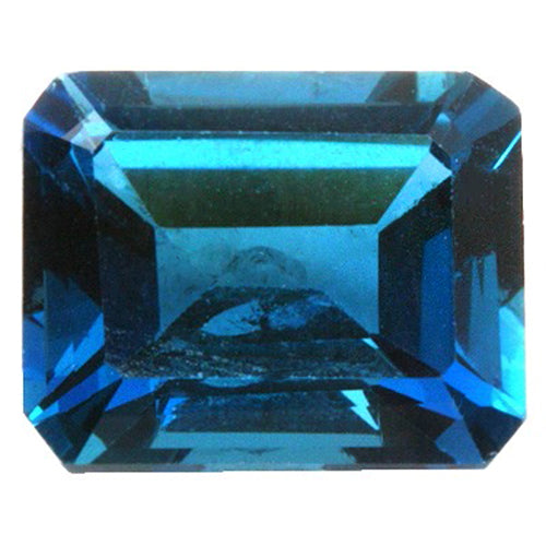 JLUXS 8X10MM 4.22 CT NATURAL LONDON BLUE TOPAZ LOOSE GEMSTONE