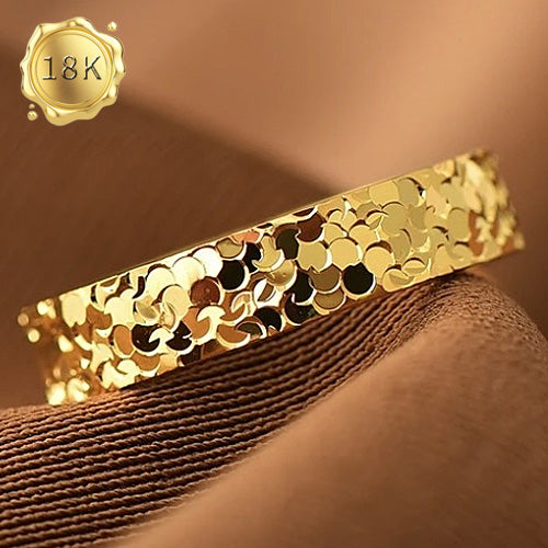 JLUXS Ring Size Options: US 6 - US 8 ! UNIQUE SPARKLING DESIGN 18KT GOLD PLATED RING