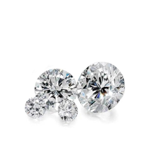 JLUXS Loose 2.00 Ct 8mm VVS/D Round Brilliant Loose Moissanite Diamond (with GRA Certificate)