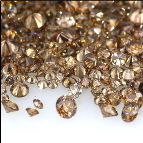 JLUXS 0.50 CT ROUND CUT SPARKLING CHOCOLATE DIAMOND LOOSE LOT