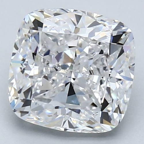 JLUXS (GRA CERTIFICATE REPORT) 1.00 Ct 6mm VVS/D Cushion Cut Diamond Moissanite Loose