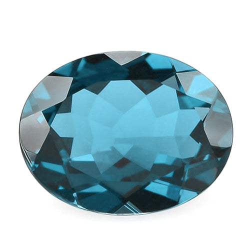 JLUXS OVAL CUT 8X10MM 3.00 CT LONDON BLUE TOPAZ (VS) LOOSE GEMSTONE