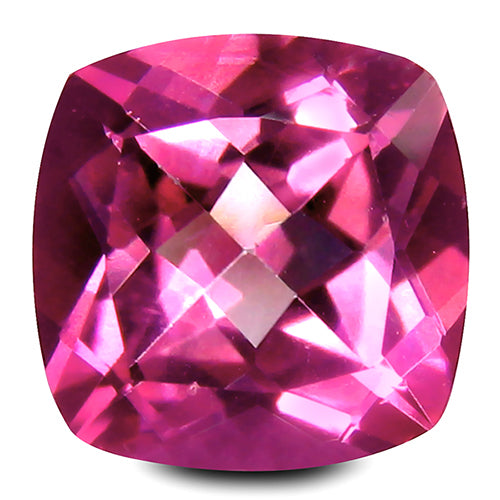 JLUXS CUSHION CUT 10.27 CT IMPERIAL PINK TOPAZ (VS) AMAZING SPARKLING LOOSE GEMSTONE