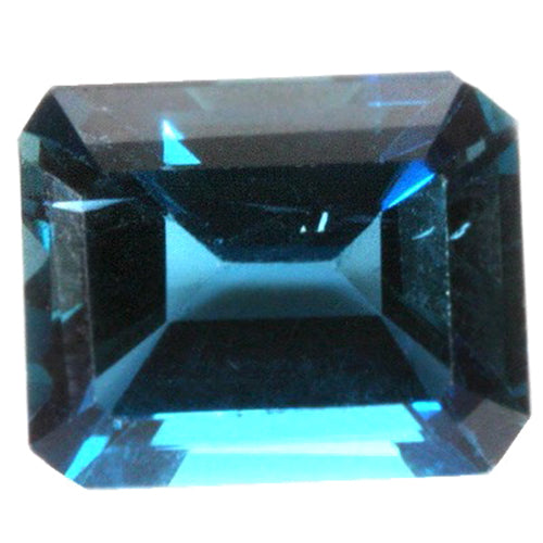 JLUXS 8X10MM 4.22 CT NATURAL LONDON BLUE TOPAZ LOOSE GEMSTONE