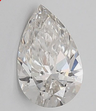 JLUXS (GRA CERTIFICATE REPORT) 2.00 CT GENUINE DIAMOND MOISSANITE (VVS/D) PEAR CUT LOOSE