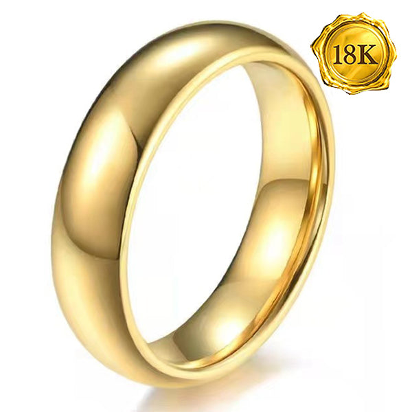 JLUXS Ring Size Options: US 6 - US 8 ! ELEGANT DESIGN 18KT GOLD PLATED RING